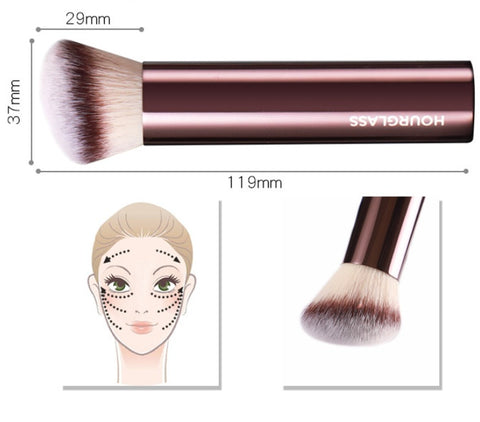 Inclined Flat Head Foundation Brush Makeup Beauty Tool
