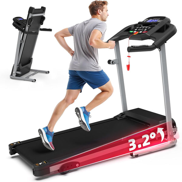 Compact Folding Treadmill For Home