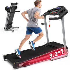 Compact Folding Treadmill For Home