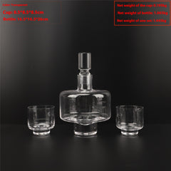 Modern Light Luxury Glass Wine Decanter Cold Water Bottle Decoration Living Room Coffee Table