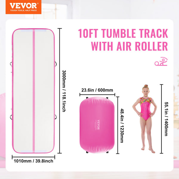 VEVOR Inflatable Gymnastics Air Mat Set