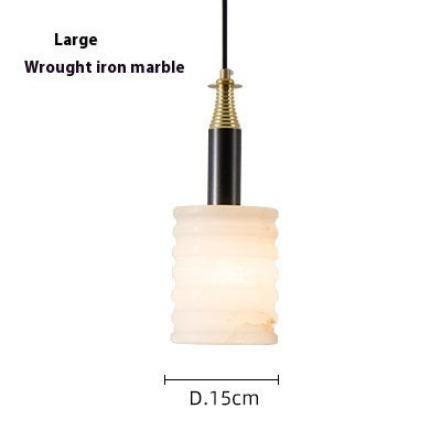 New Chinese Style Marble Small Droplight