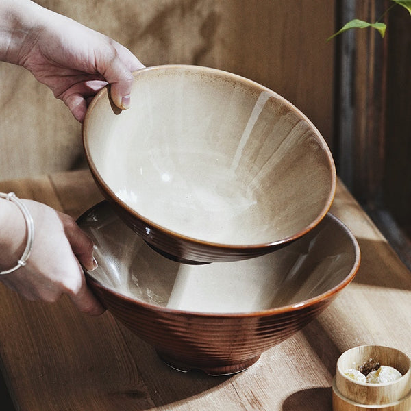 bowl tableware Retro Salad Bowl Personality Tableware