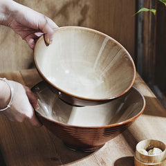 bowl tableware Retro Salad Bowl Personality Tableware