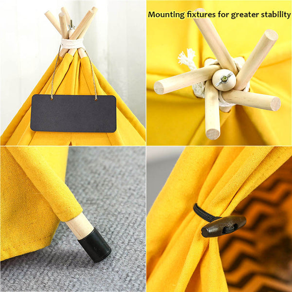 Portable Pet Teepee Tent for Dog & Cat