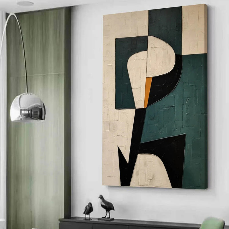 Abstract Modernism Oil Painting Unstretched Canvas Art