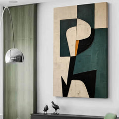 Handmade Oil Painting Canvas Wall Art Decoration Modern Green Abstract Texture For Home Decor Rolled Frameless Unstretched Painting