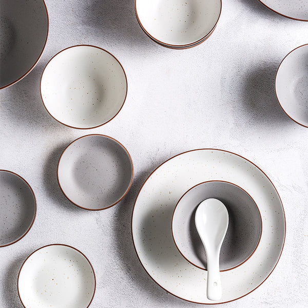 Japanese Simple Ceramic Plate Tableware