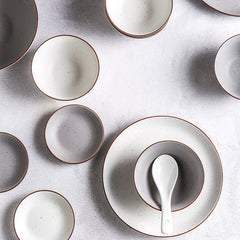 Japanese Simple Ceramic Plate Tableware