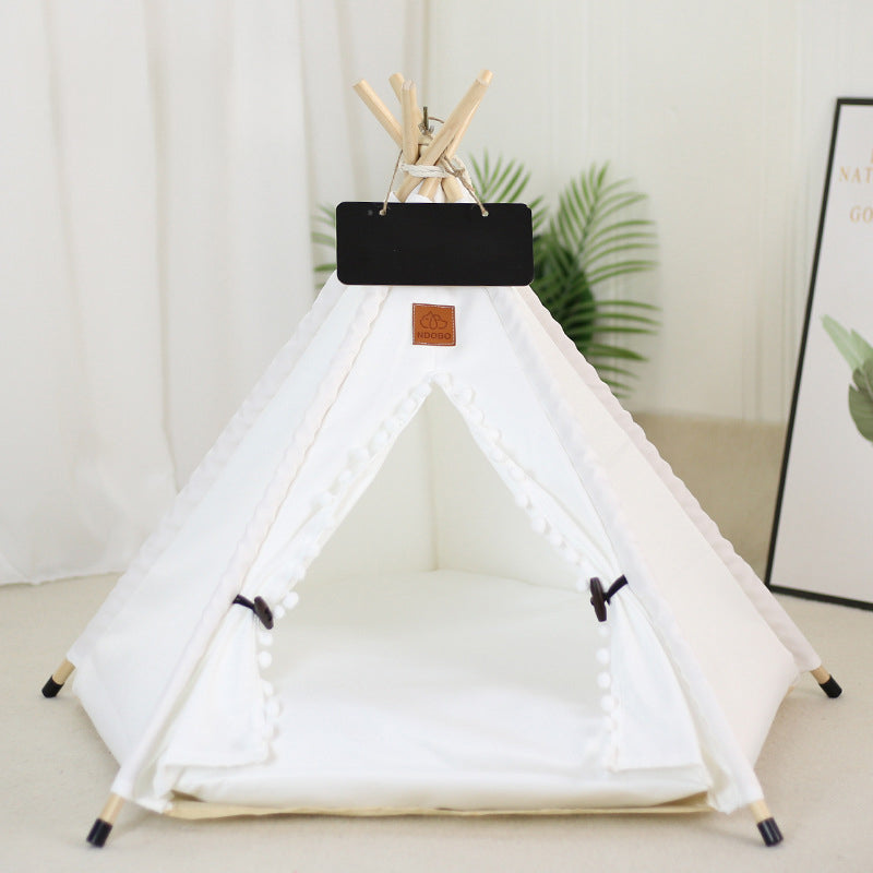 Portable Pet Teepee Tent for Dog & Cat