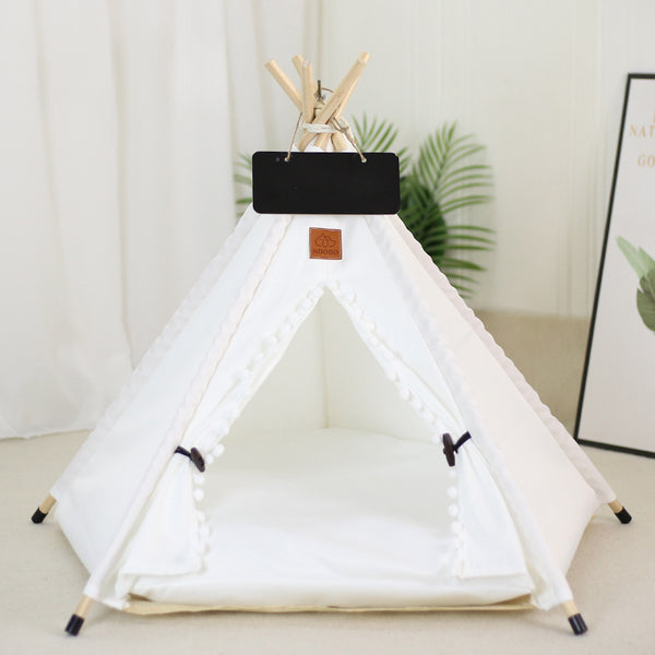 Portable Pet Teepee Tent for Dog & Cat