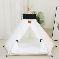 Portable Pet Teepee Tent for Dog & Cat