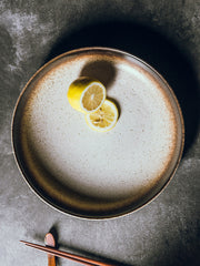 Japanese-style Plate Large Round Household Ceramics