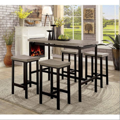 Sturdy Metal PVC Plastic Top Dining Room Furniture