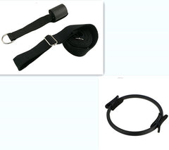 Fitness Pilates Yoga Ring Dual Exercise Home Gym Workout Sports Body Resistance