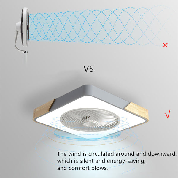 Modern Ceiling Fan With Light And Control Home Decor Lamp