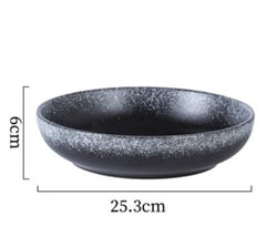 Japanese Ceramic Deep Plate Bowl