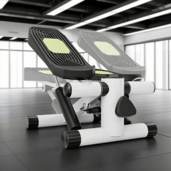 Mini Stepper With Resistance Bands And Adjustable Height For Exercise At Home