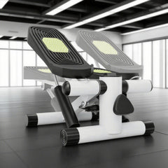 Mini Stepper With Resistance Bands And Adjustable Height For Exercise At Home