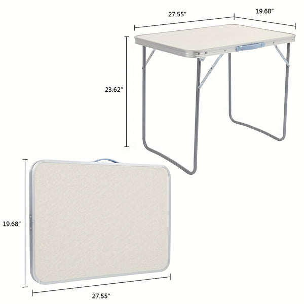 Aluminum Portable Folding Camping Table With Handle