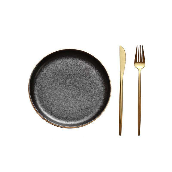 Steak Plate Round Flat Plate Western Food Plate