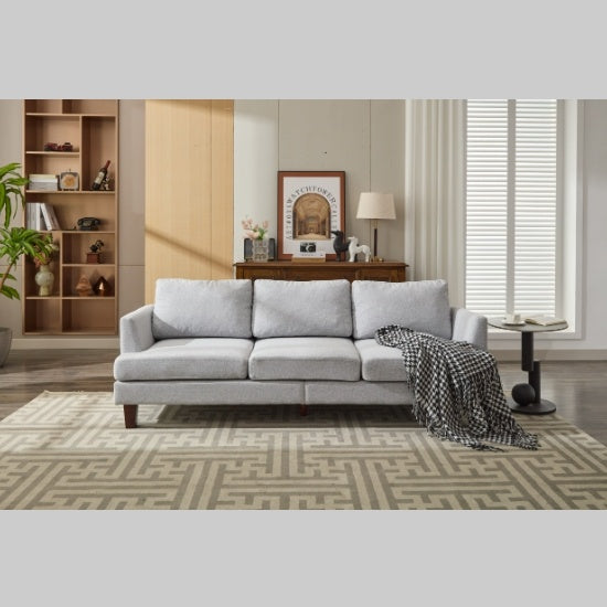 Comfortable Sectional Sofa Easy Assembly & Comfy Cushion,Light Green