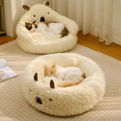 Alpaca Design Pet Bed For Small Medium Large Dogs Cats Calming
