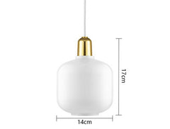 Retro Dining Room Living Room Marble Chandelier