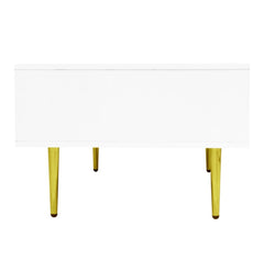 White High-gloss Coffee Table, Modern And Simple