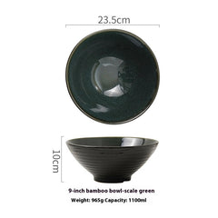 bowl tableware Retro Salad Bowl Personality Tableware