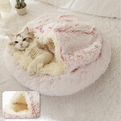 Plush shell pet nest