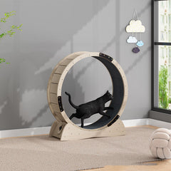 Cat Wheel Treadmill Roller Large for Stimulation and Weight Loss Exercise