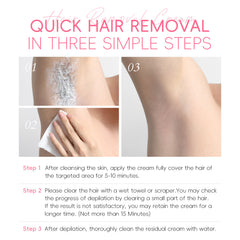 Depilatory Hair Removal Cream For Legs or Hair Under Armpit