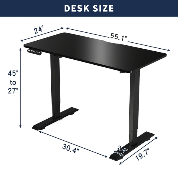 Electric Standing Computer Table Gaming Desk