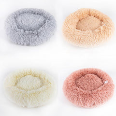 Round Plush Cat and dog Bed