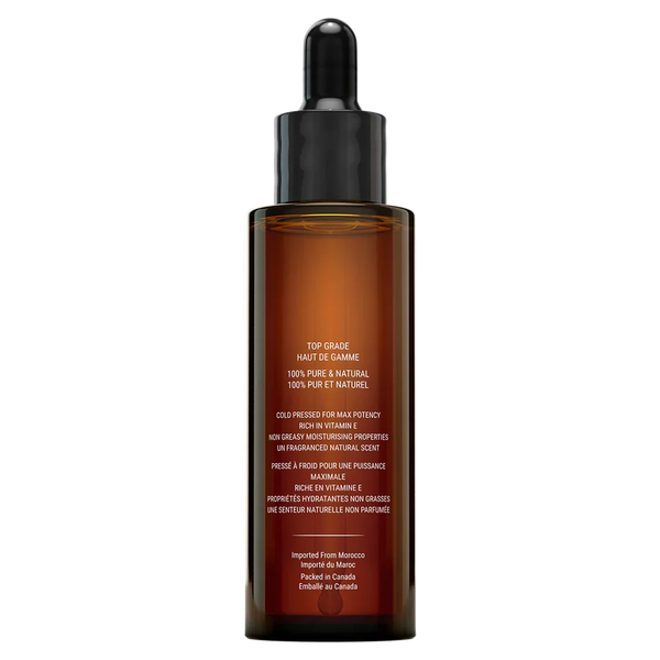 Organic 100% Argan Oil - For Dry, Tight & Dehydrated Skin + Frizz-Prone, Dry Hair