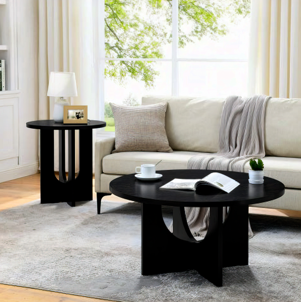 Modern Minimalist Solid Wood Coffee Table, Nordic Style