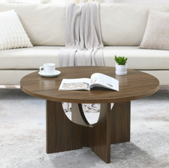 Modern Minimalist Solid Wood Coffee Table, Nordic Style