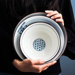 Ceramic Japanese Ramen Bowl