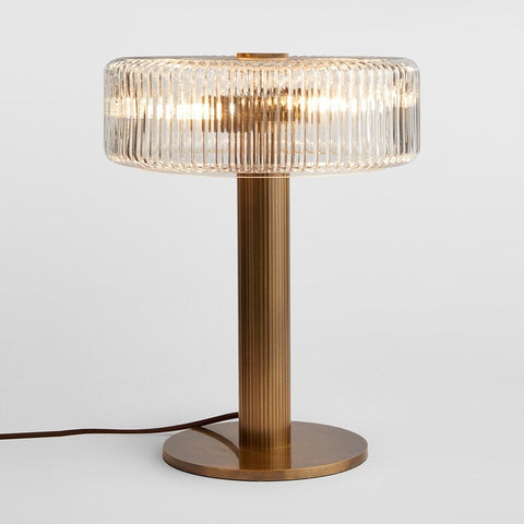 Light Luxury Glass Bedside Lamp