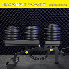 Adjustable Strength Training Bench Press Home Full Body Workout Foldable Weight Benches Gym Multi-functional Fitness Dumbbell Chair