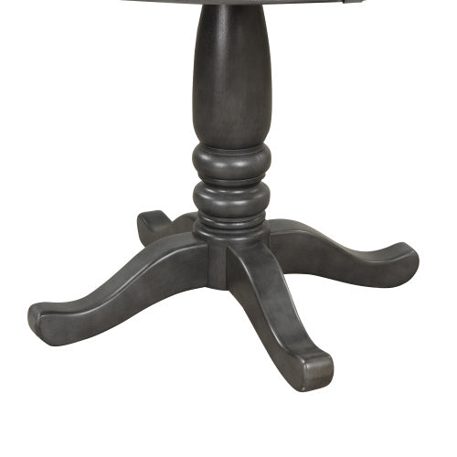 Orisfur. 5 Pieces Dining Table Solid Wood