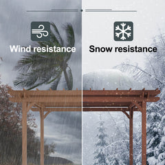 Wooden Patio Pergola Gazebo