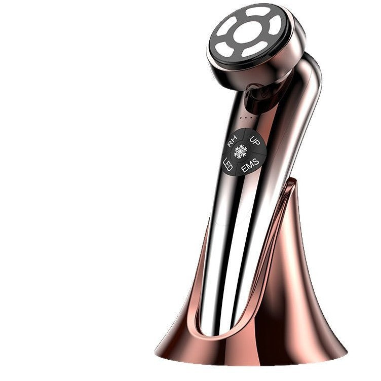 Vibrating Hot-and-cold Therapy Red Light RF Water Infusion Microcurrent Facial Lifting Beauty Device