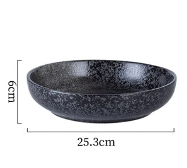 Japanese Ceramic Deep Plate Bowl