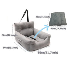 Pet Cathouse Doghouse Car Sofa Pet Bed Co-driving Seat