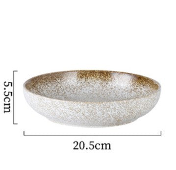 Japanese Ceramic Deep Plate Bowl