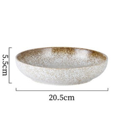 Japanese Ceramic Deep Plate Bowl