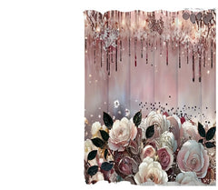 Art Flower Shower Curtain Home