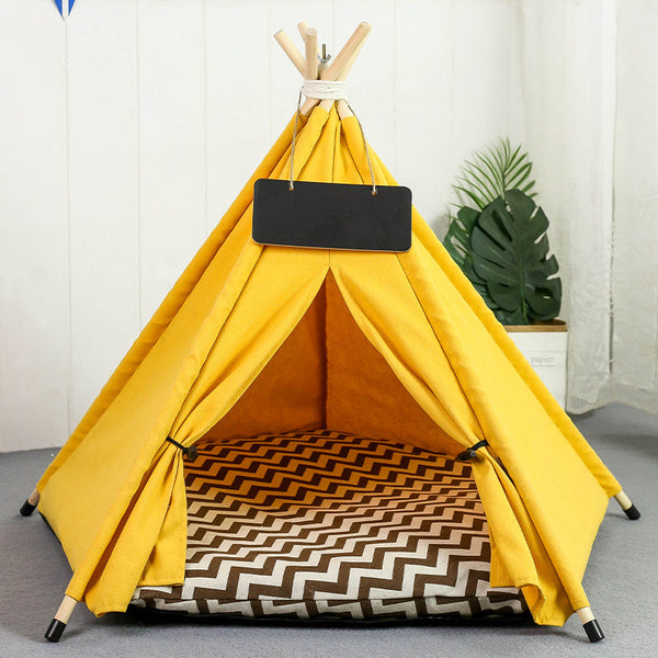 Portable Pet Teepee Tent for Dog & Cat